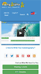 Mobile Screenshot of livingalpha.com
